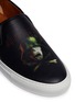 Detail View - Click To Enlarge - GIVENCHY - 'Street Skate III' army skull print leather slip-ons