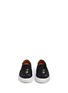 Front View - Click To Enlarge - GIVENCHY - 'Street Skate III' army skull print leather slip-ons
