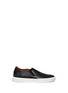 Main View - Click To Enlarge - GIVENCHY - 'Street Skate III' army skull print leather slip-ons