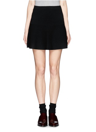 Main View - Click To Enlarge - THEORY - 'Gida K' space dye wool flare skirt