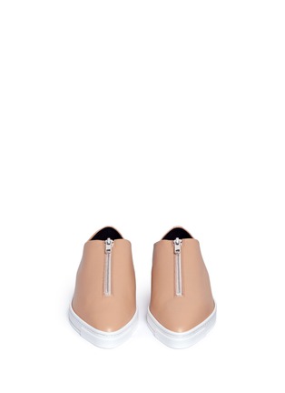 Front View - Click To Enlarge - STELLA MCCARTNEY - Medusa' alter nappa sneakers