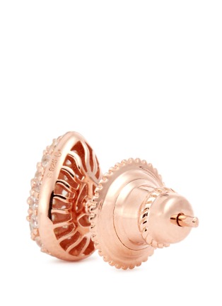 Detail View - Click To Enlarge - CARAT* - 'Miria' gemstone pavé rose gold earrings