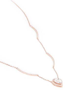 CARAT* - 'Ananta' gemstone pendant rose gold necklace | Metallic ...