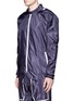 Front View - Click To Enlarge - DYNE - Retractable hood zip jacket