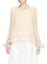 Main View - Click To Enlarge - CHLOÉ - Pleated georgette flare sleeve top
