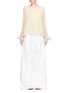 Figure View - Click To Enlarge - CHLOÉ - Pleated georgette flare sleeve top