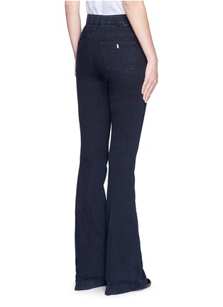 Back View - Click To Enlarge - STELLA MCCARTNEY - Black wash flare jeans