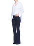 Figure View - Click To Enlarge - STELLA MCCARTNEY - Black wash flare jeans