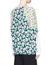 Back View - Click To Enlarge - STELLA MCCARTNEY - Margarita flower print crepe sweatshirt