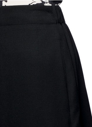 Detail View - Click To Enlarge - STELLA MCCARTNEY - Dropped crotch wool shorts
