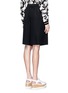 Back View - Click To Enlarge - STELLA MCCARTNEY - Dropped crotch wool shorts