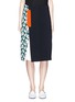 Main View - Click To Enlarge - STELLA MCCARTNEY - Margarita flower print colourblock skirt