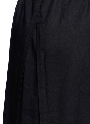 Detail View - Click To Enlarge - STELLA MCCARTNEY - Crepe maxi trench coat