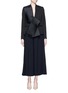 Figure View - Click To Enlarge - STELLA MCCARTNEY - Sateen bow wool tailored jacket
