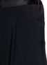 Detail View - Click To Enlarge - STELLA MCCARTNEY - Dropped crotch satin trim cropped pants