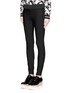 Front View - Click To Enlarge - STELLA MCCARTNEY - Cotton blend crepe leggings