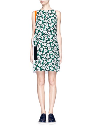 Main View - Click To Enlarge - STELLA MCCARTNEY - 'Odile' poppy print crepe dress