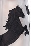 Detail View - Click To Enlarge - STELLA MCCARTNEY - 'Selina' running horses embroidery organza crepe dress