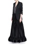 Figure View - Click To Enlarge - STELLA MCCARTNEY - Tiered parachute silk maxi skirt