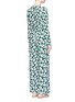 Back View - Click To Enlarge - STELLA MCCARTNEY - Poppy print silk jumpsuit