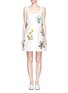 Main View - Click To Enlarge - STELLA MCCARTNEY - ''Marianne' flower embroidery duchesse dress