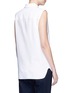 Back View - Click To Enlarge - STELLA MCCARTNEY - 'Laure' embellished cotton piqué shirt