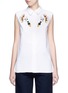 Main View - Click To Enlarge - STELLA MCCARTNEY - 'Laure' embellished cotton piqué shirt