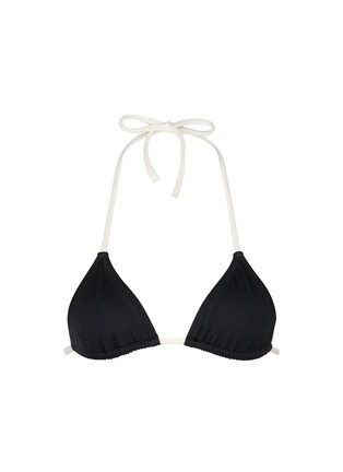Main View - Click To Enlarge - SOLID & STRIPED - 'The Sophie' triangle bikini top
