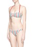 Figure View - Click To Enlarge - SOLID & STRIPED - 'The Chloe' stripe bikini bottom