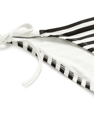 Detail View - Click To Enlarge - SOLID & STRIPED - 'The Sophie' stripe tie bikini bottom