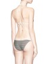 Back View - Click To Enlarge - SOLID & STRIPED - 'The Sophie' stripe tie bikini bottom