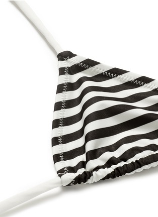Detail View - Click To Enlarge - SOLID & STRIPED - 'The Sophie' stripe triangle bikini top