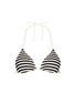 Main View - Click To Enlarge - SOLID & STRIPED - 'The Sophie' stripe triangle bikini top