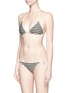 Figure View - Click To Enlarge - SOLID & STRIPED - 'The Sophie' stripe triangle bikini top