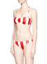 Figure View - Click To Enlarge - SOLID & STRIPED - 'The Chloe' stripe bandeau top