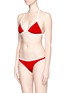 Figure View - Click To Enlarge - SOLID & STRIPED - 'The Miranda' solid triangle bikini top