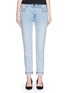 Detail View - Click To Enlarge - T BY ALEXANDER WANG - 'Wang 002' washed tapered jeans