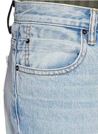 Detail View - Click To Enlarge - T BY ALEXANDER WANG - 'Trap' cropped boot leg jeans