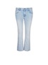 Main View - Click To Enlarge - T BY ALEXANDER WANG - 'Trap' cropped boot leg jeans