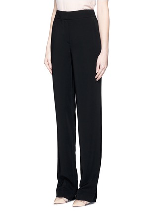 Front View - Click To Enlarge - JASON WU - Crepe wide leg pants