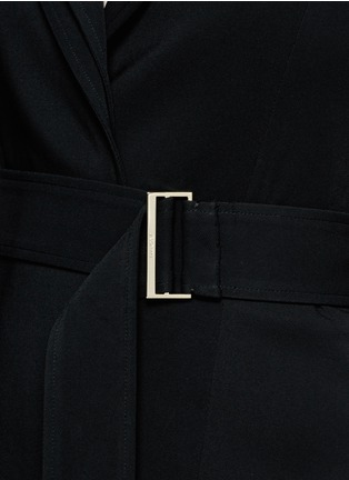 Detail View - Click To Enlarge - JASON WU - D-ring belt crepe jacket