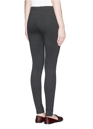 Back View - Click To Enlarge - VINCE - Stretch ponte knit skinny pants