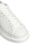 Detail View - Click To Enlarge - ALEXANDER MCQUEEN - 'Larry' perforated star chunky outsole leather sneakers