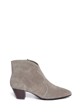 Main View - Click To Enlarge - ASH - 'Hurrican' suede cowboy ankle boots