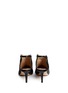 Back View - Click To Enlarge - CHELSEA PARIS - 'Rika' stud cut-out open heel leather booties