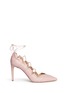 Main View - Click To Enlarge - CHELSEA PARIS - 'Dylan' lace-up leather pumps