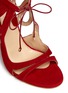Detail View - Click To Enlarge - CHELSEA PARIS - 'Ada' suede caged sandal booties