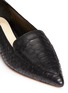 Detail View - Click To Enlarge - ALEXANDRE BIRMAN - 'Biancca' python leather flats