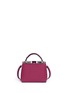Back View - Click To Enlarge - PAULA CADEMARTORI - 'Dun Dun' mini colourblock leather satchel