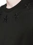Detail View - Click To Enlarge - GIVENCHY - Star embroidery T-shirt